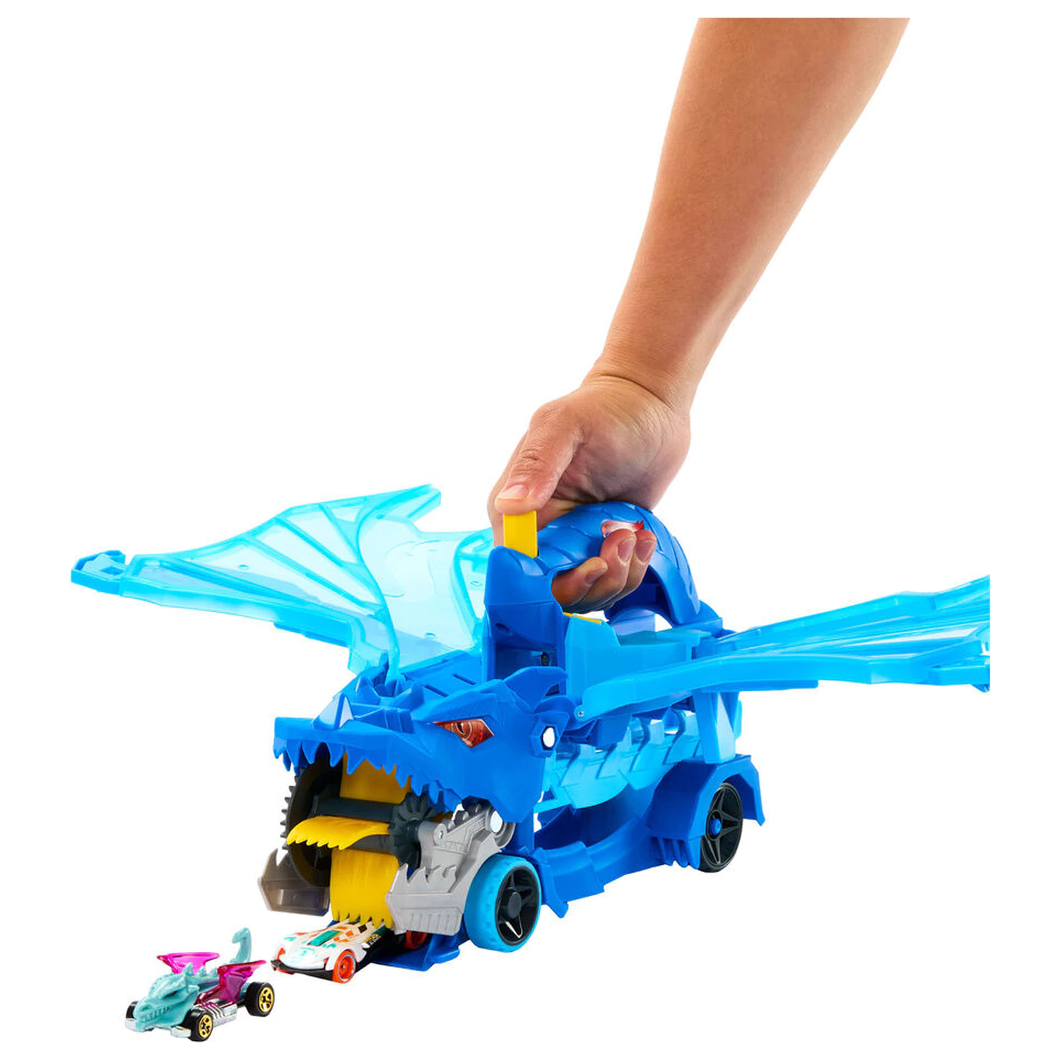 Hot Wheels Ultimate Dual Dragon Transporter poza produsului