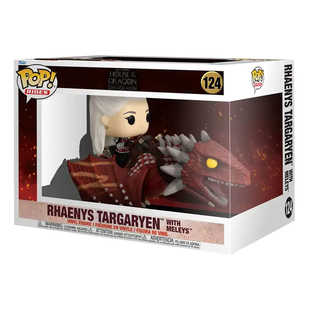 House of the Dragon Funko POP! Rides Deluxe figurină vinil Rhaenys Targaryen with Meleys 9 cm poza produsului