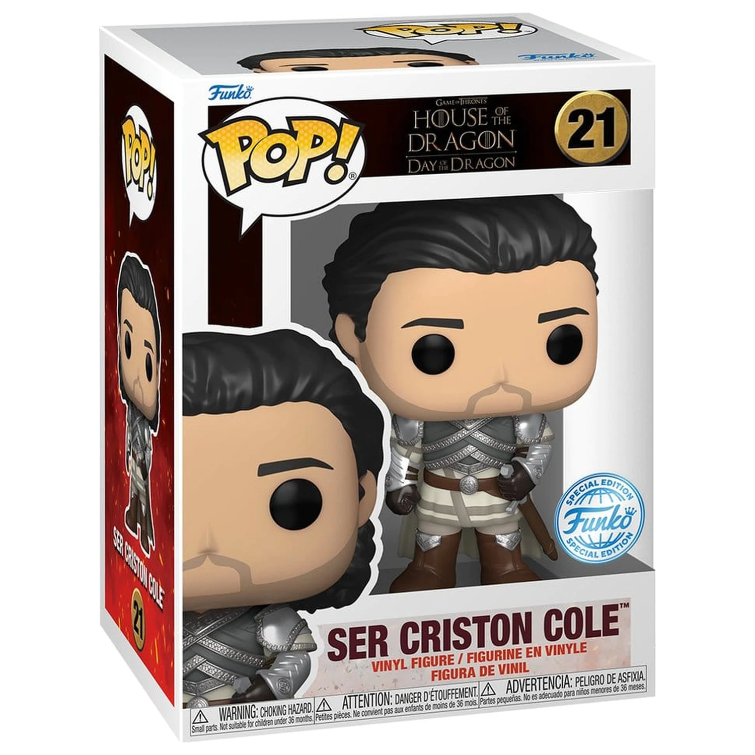 House of the Dragon Funko POP! Figurina de vinil Ser Criston Cole Exclusive Edition 9 cm poza produsului