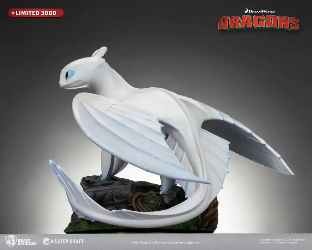 How To Train Your Dragon 3 Statuie Artizanală Master Light Fury 29 cm poza produsului