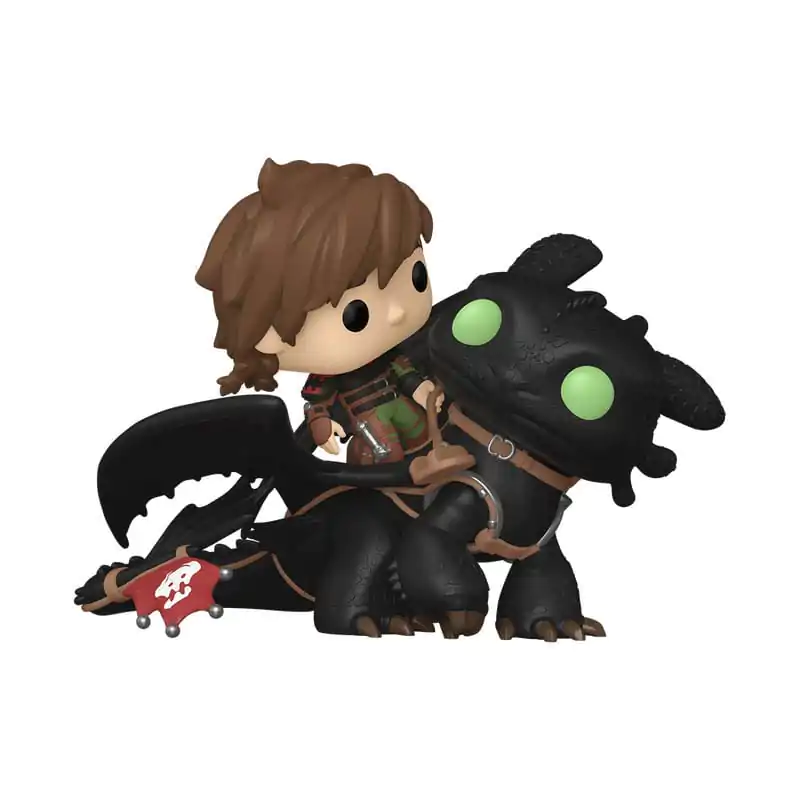 How to Train Your Dragon Funko POP! Rides Deluxe Vinyl Figurina Suport Hiccup cu Toothless 9 cm poza produsului