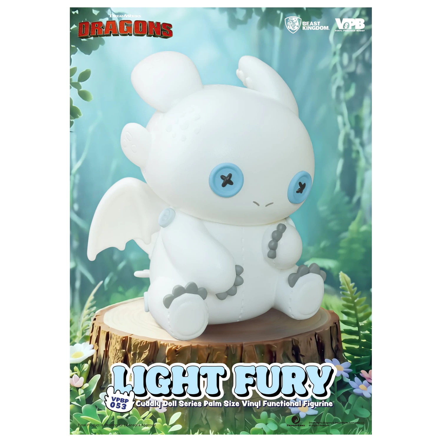 How To Train Your Dragon Light Fury Bank Figurina de vinil de 11.2cm poza produsului