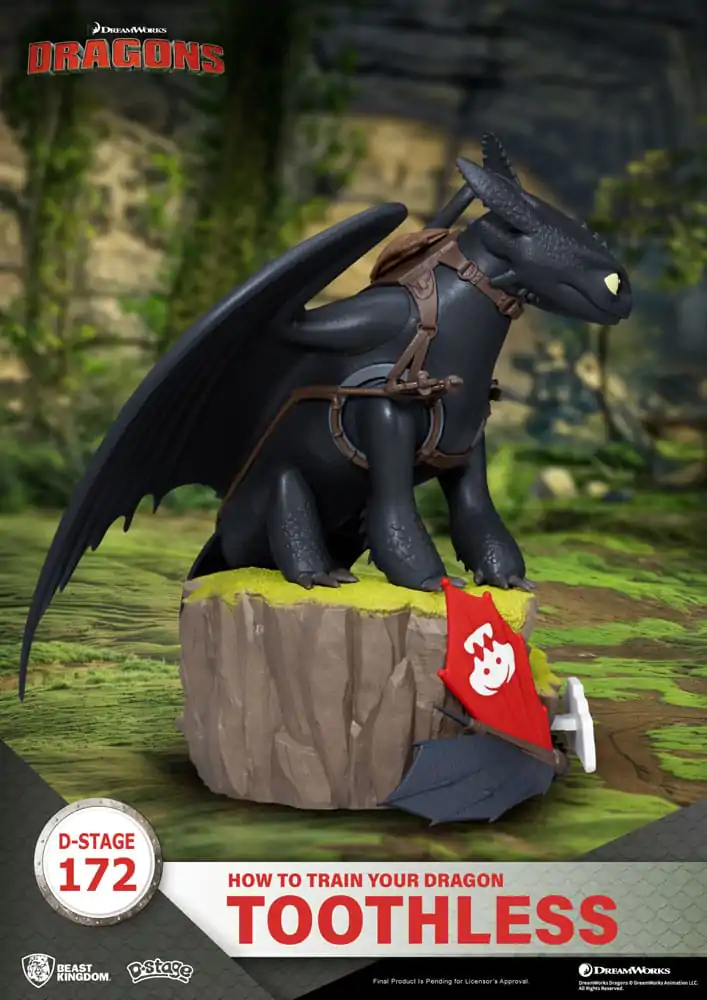 How To Train Your Dragon Toothless Statuie 14 cm poza produsului