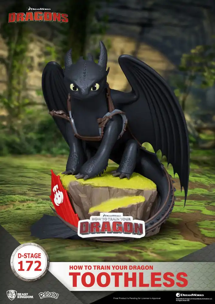 How To Train Your Dragon Toothless Statuie 14 cm poza produsului