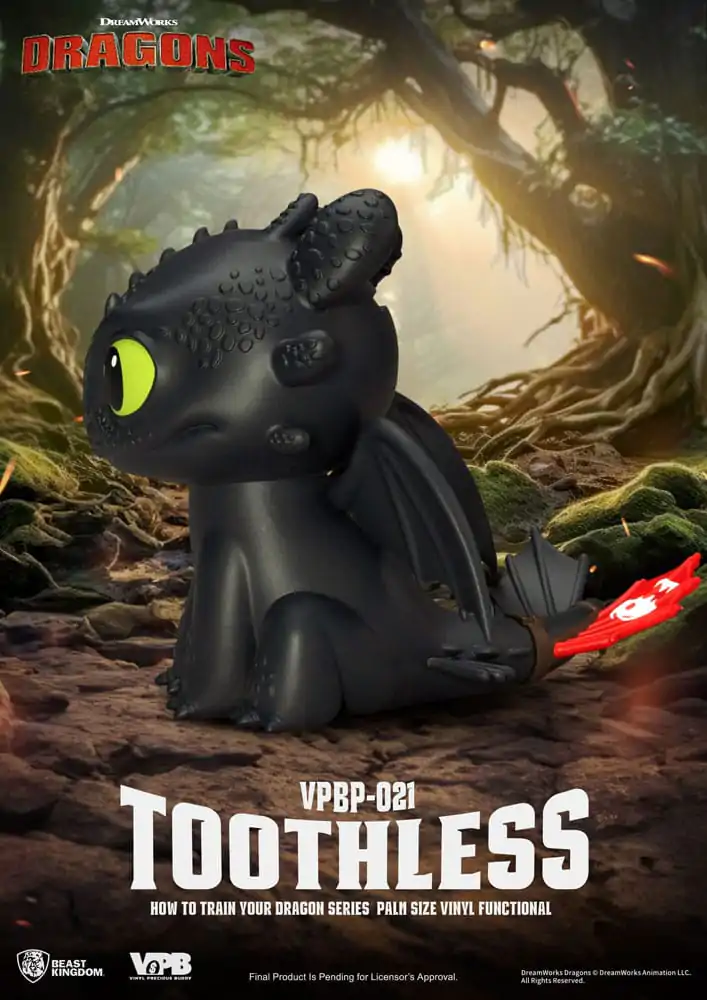 How to Train Your Dragon Piggy Vinyl Bank Toothless 12 cm poza produsului