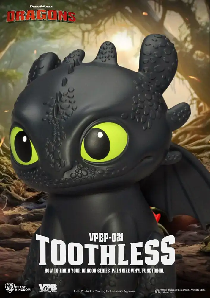 How to Train Your Dragon Piggy Vinyl Bank Toothless 12 cm poza produsului