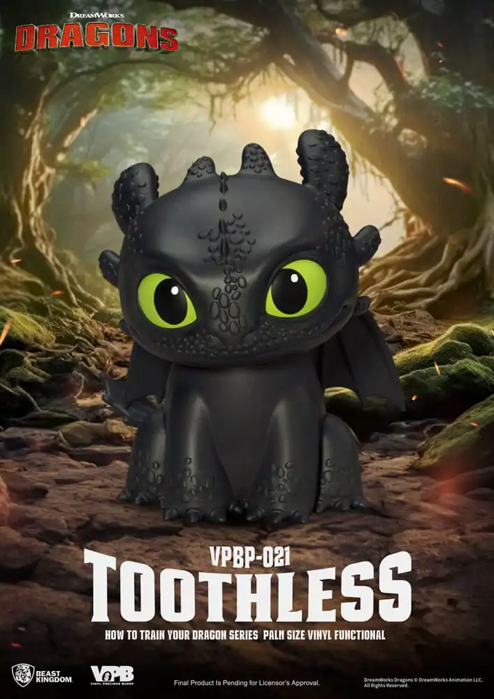 How to Train Your Dragon Piggy Vinyl Bank Toothless 12 cm poza produsului