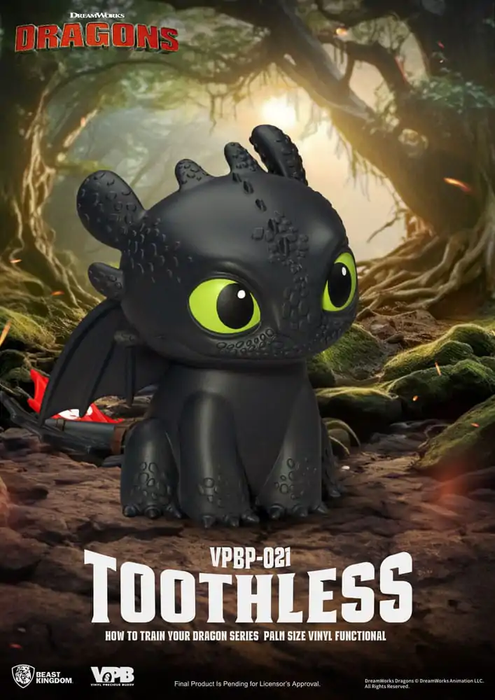 How to Train Your Dragon Piggy Vinyl Bank Toothless 12 cm poza produsului