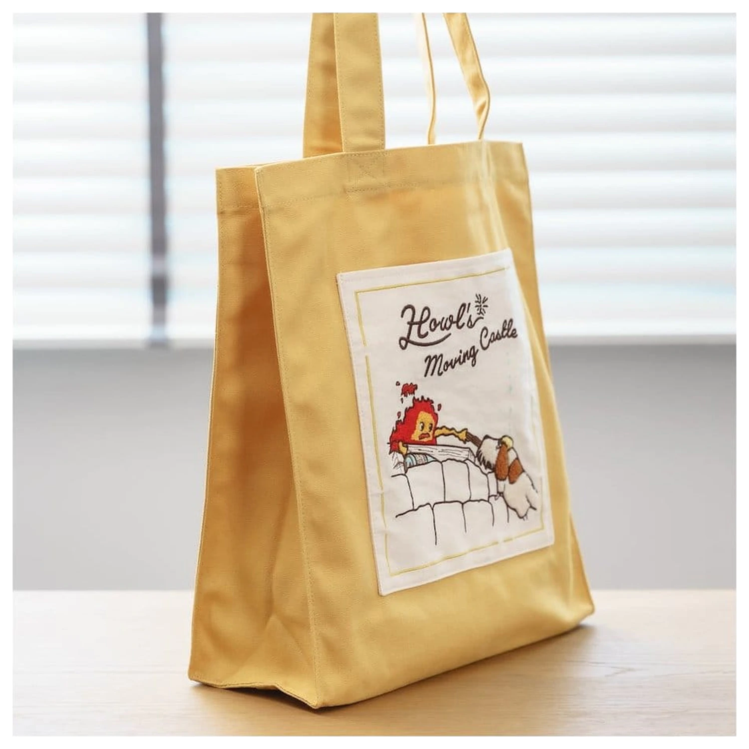 Geanta tote Howl's Moving Castle Calcifer & Heen poza produsului