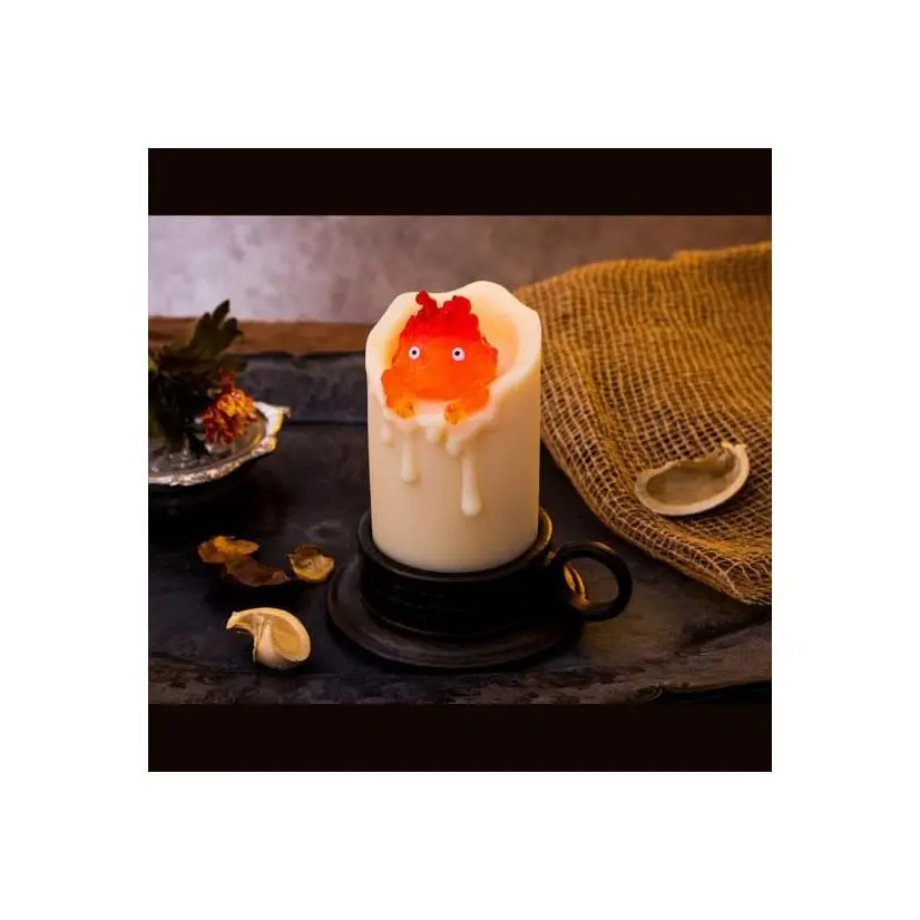 Howl's Moving Castle Lumină Iluminată Calcifer & lumânare 13 cm poza produsului