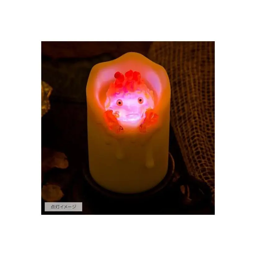 Howl's Moving Castle Lumină Iluminată Calcifer & lumânare 13 cm poza produsului
