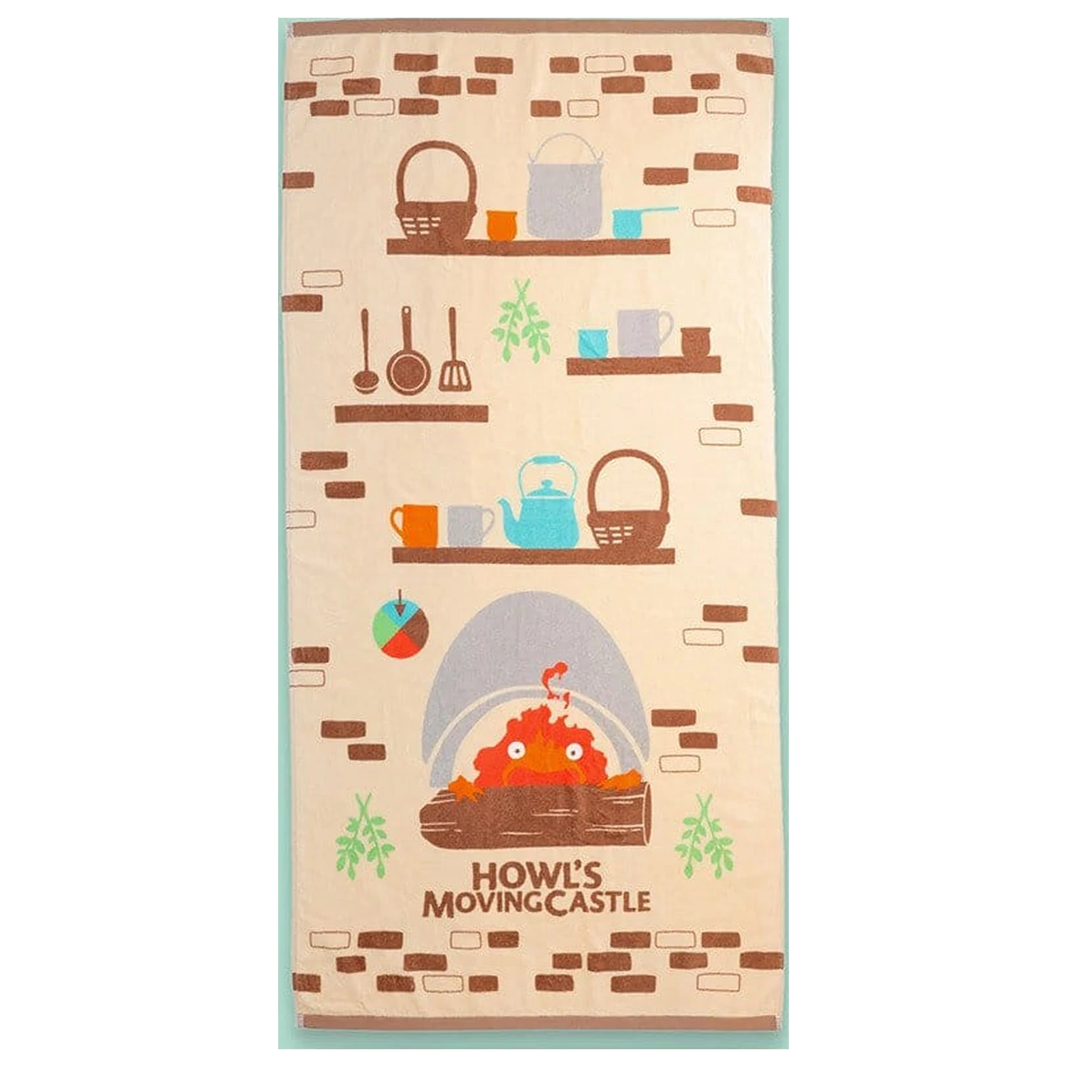 Howl's Moving Castle Proso Cook cu Calcifer 70 x 140 cm poza produsului