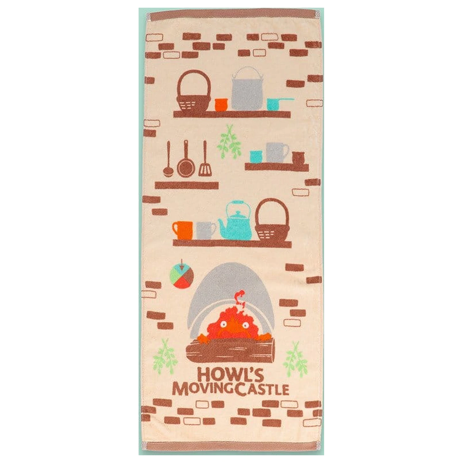 Howl's Moving Castle prosop Natsu Cook with Calcifer 34 x 80 cm poza produsului
