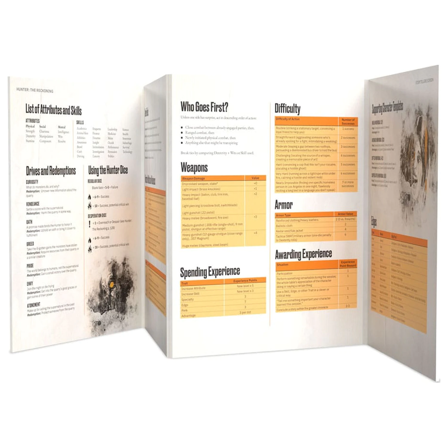 Hunter: The Reckoning 5th Edition RPG Storyteller's Screen Kit versiunea engleza poza produsului