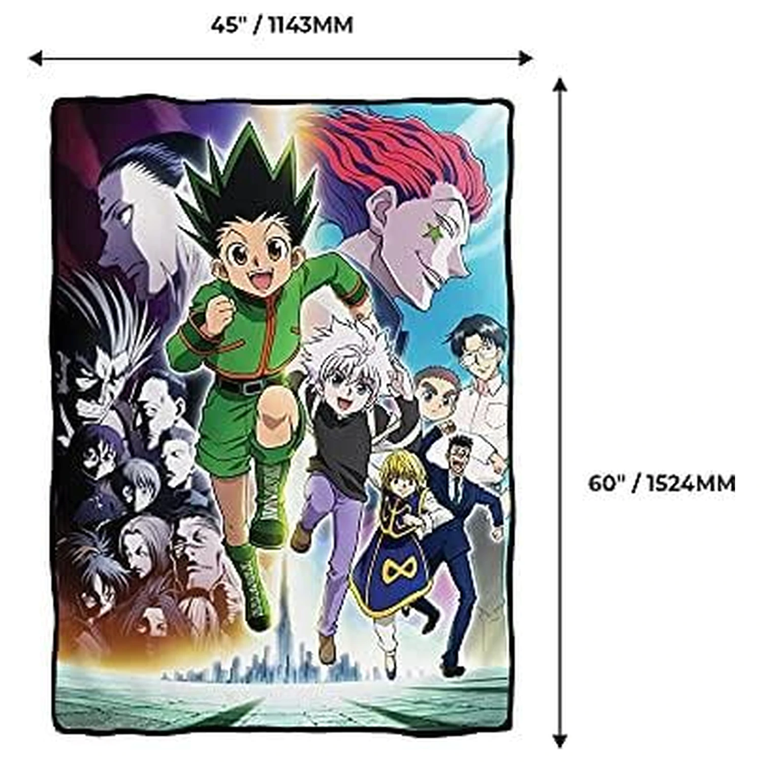 Pătură de grup Hunter x Hunter 114x152cm poza produsului