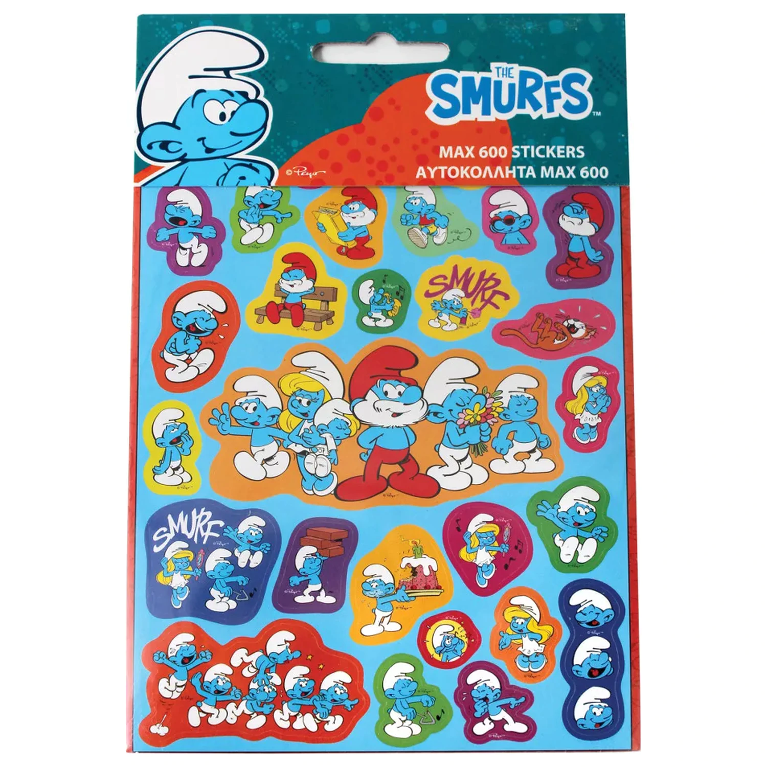The Smurfs Family Set de stickere de 600 de piese poza produsului