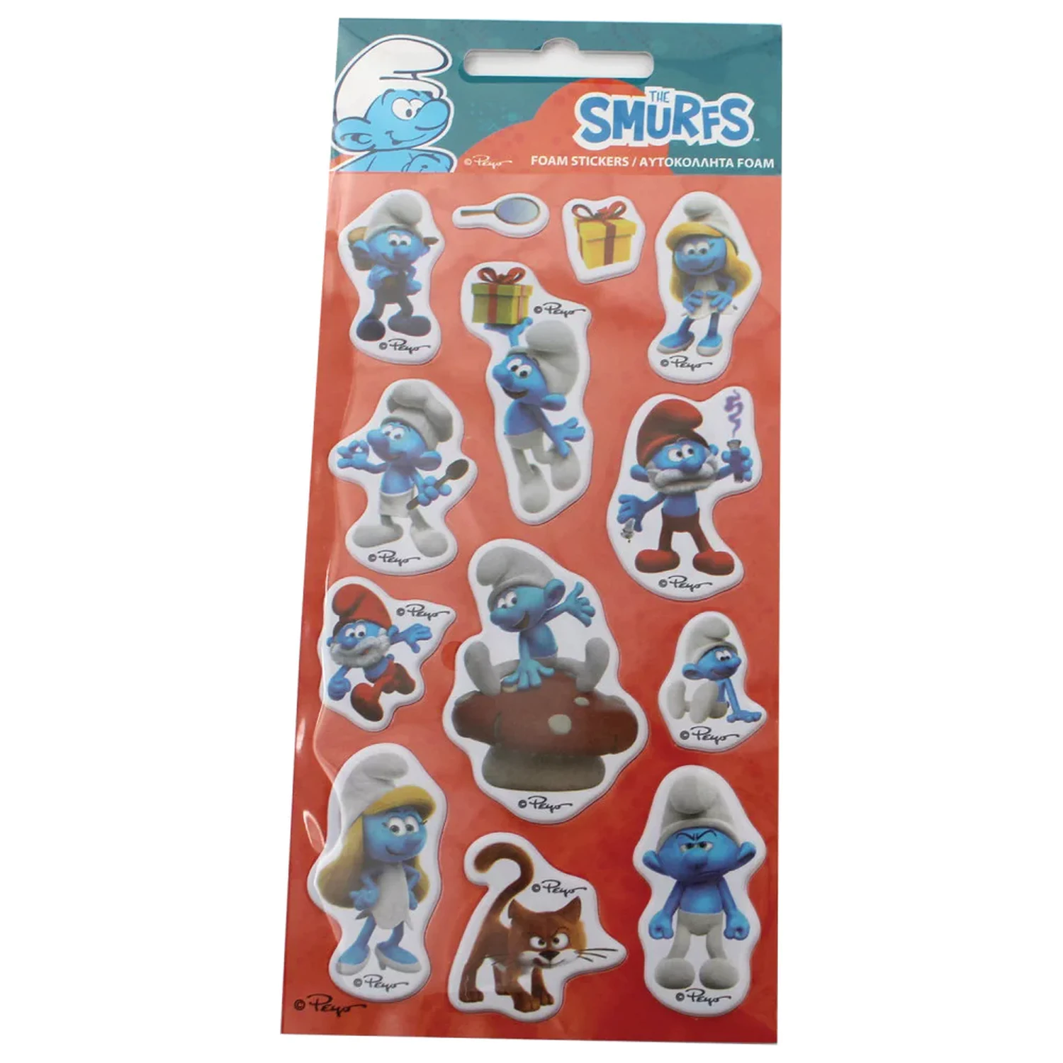 Set de Stickere Burete Pufoase Cadou The Smurfs poza produsului