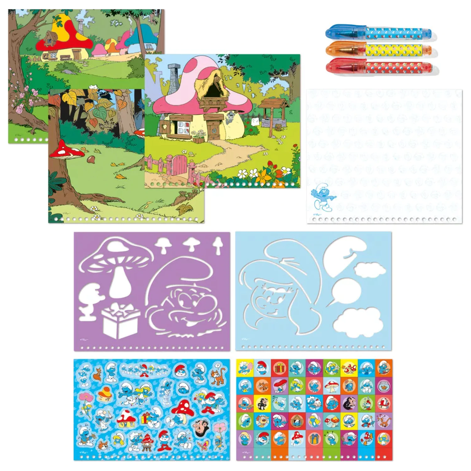 Smurfs Happy set de activitati poza produsului