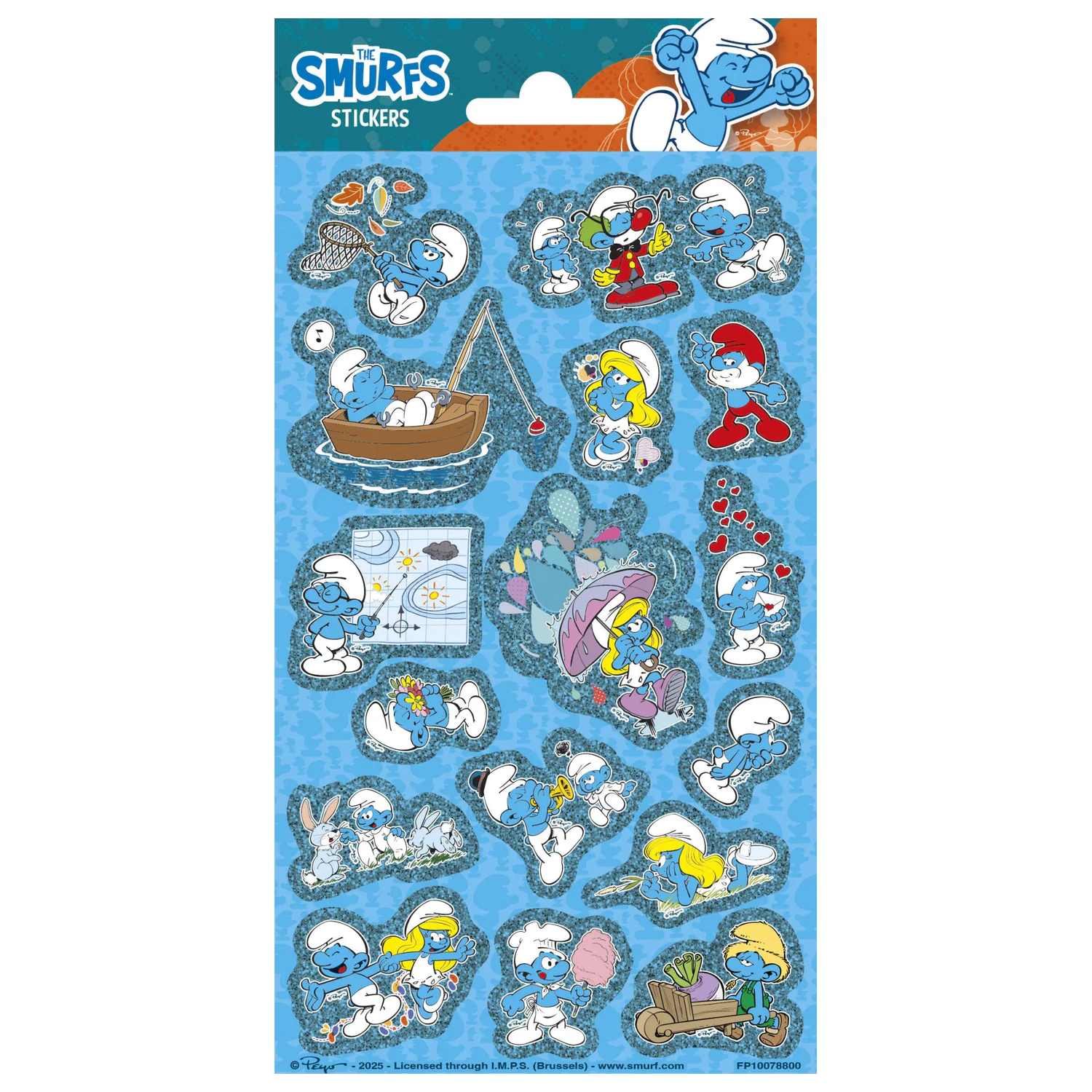 The Smurfs Happy Autocolant folie poza produsului