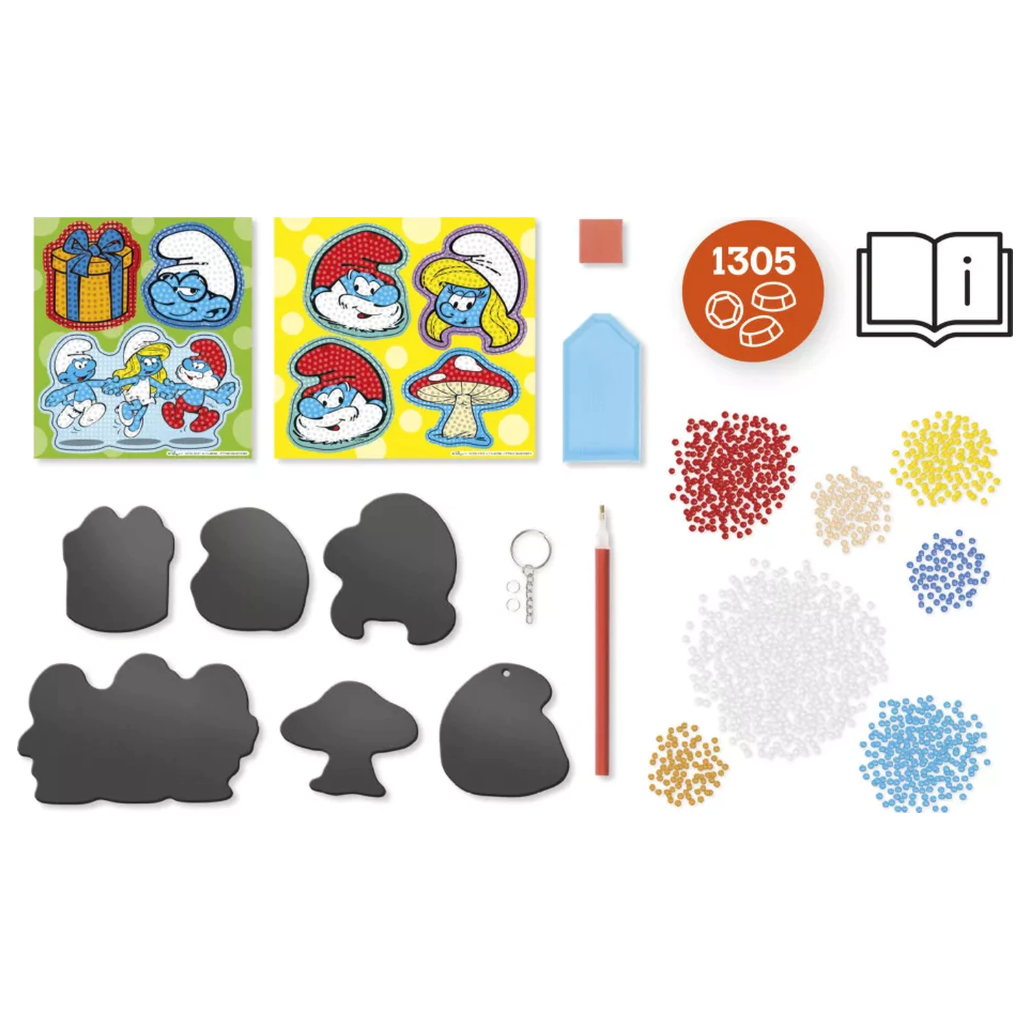 The Smurfs Happy Set Magnetic cu Diamante si Puncte poza produsului