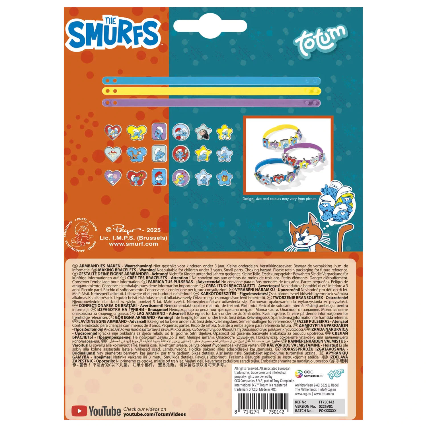 The Smurfs Kit pentru crearea bratarilor fericite poza produsului