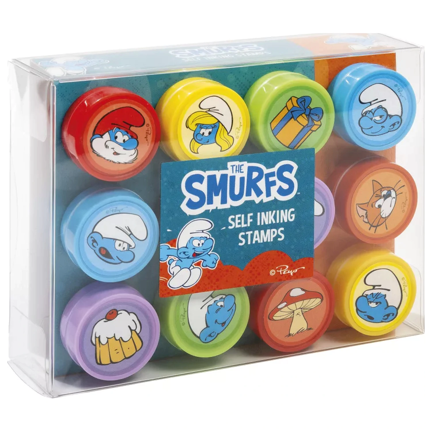 Smurfs Happy set de imprimare 12 buc. poza produsului