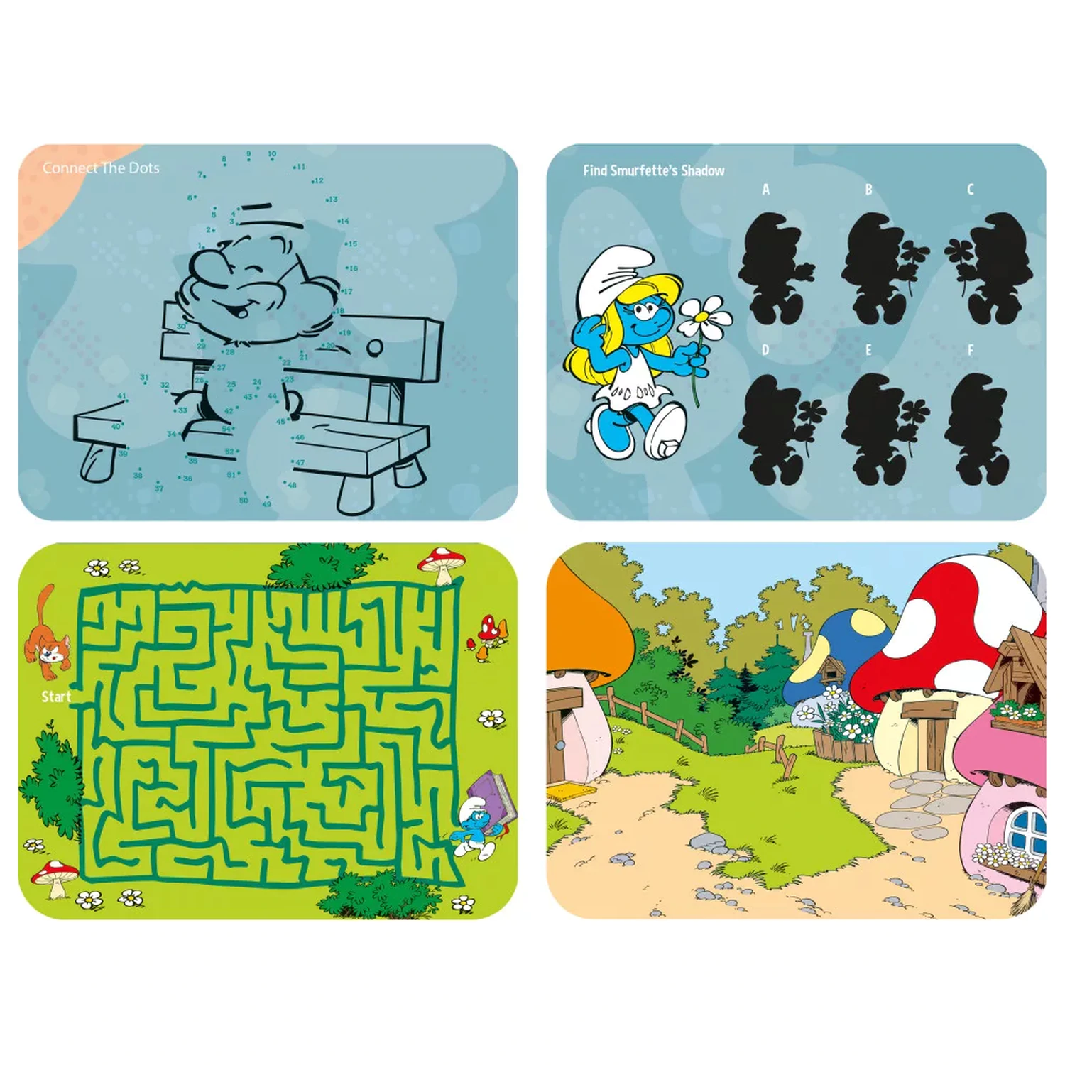 The Smurfs Set de Super Autocolante Fericit poza produsului