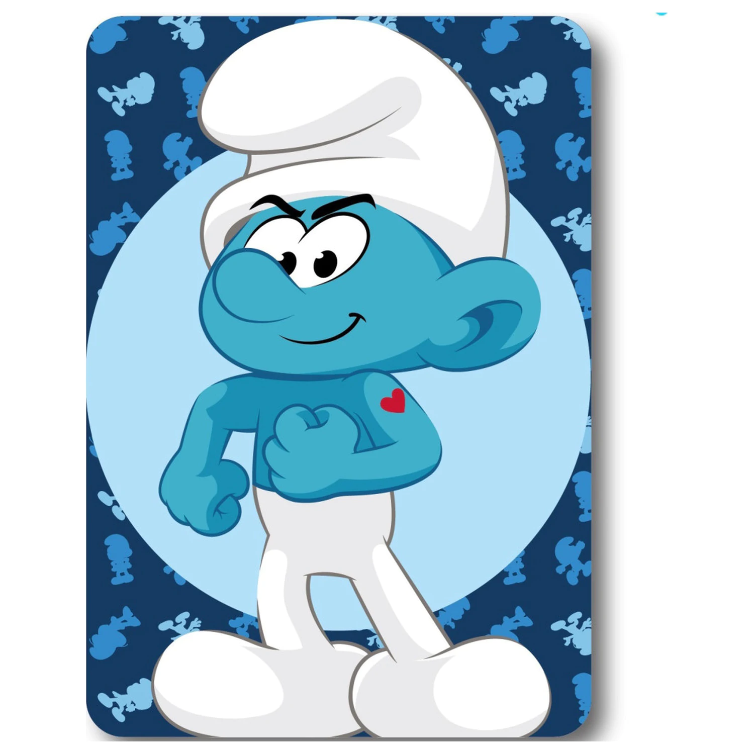 The Smurfs Hefty Smurf Pătură din fleece 100x140cm poza produsului