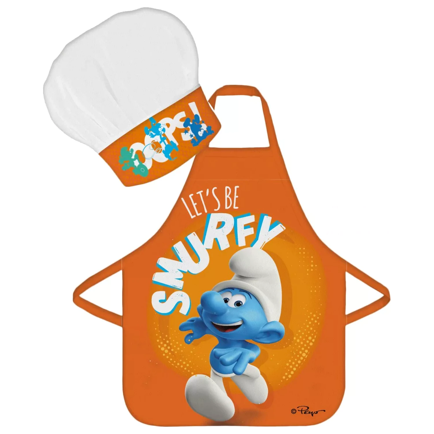 The Smurfs Oops Șorț pentru copii Set din 2 piese poza produsului