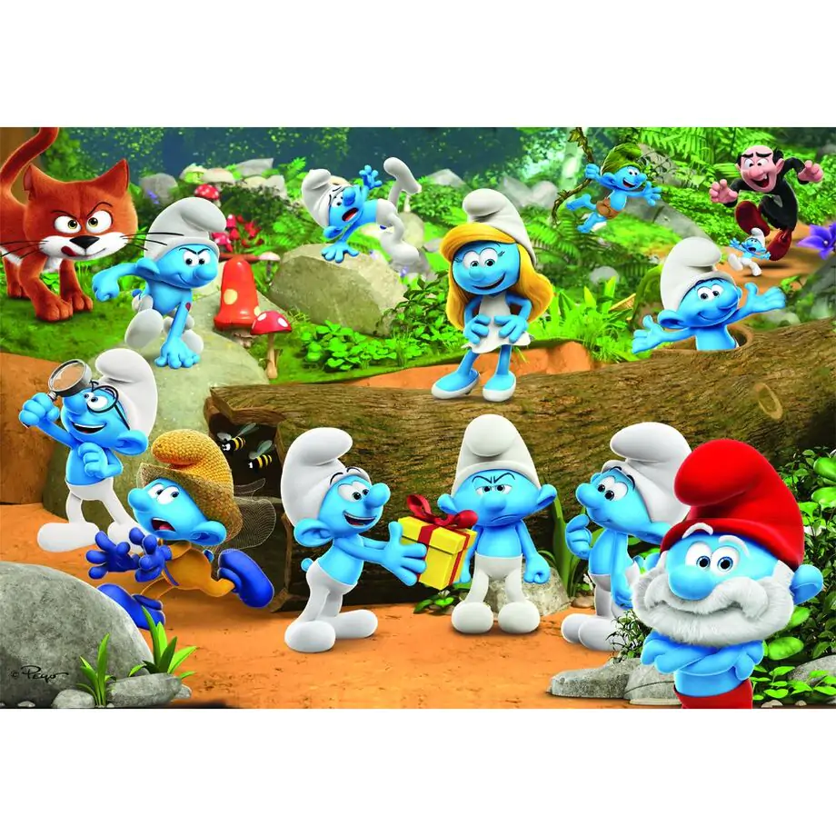 The Smurfs puzzle 104 piese poza produsului