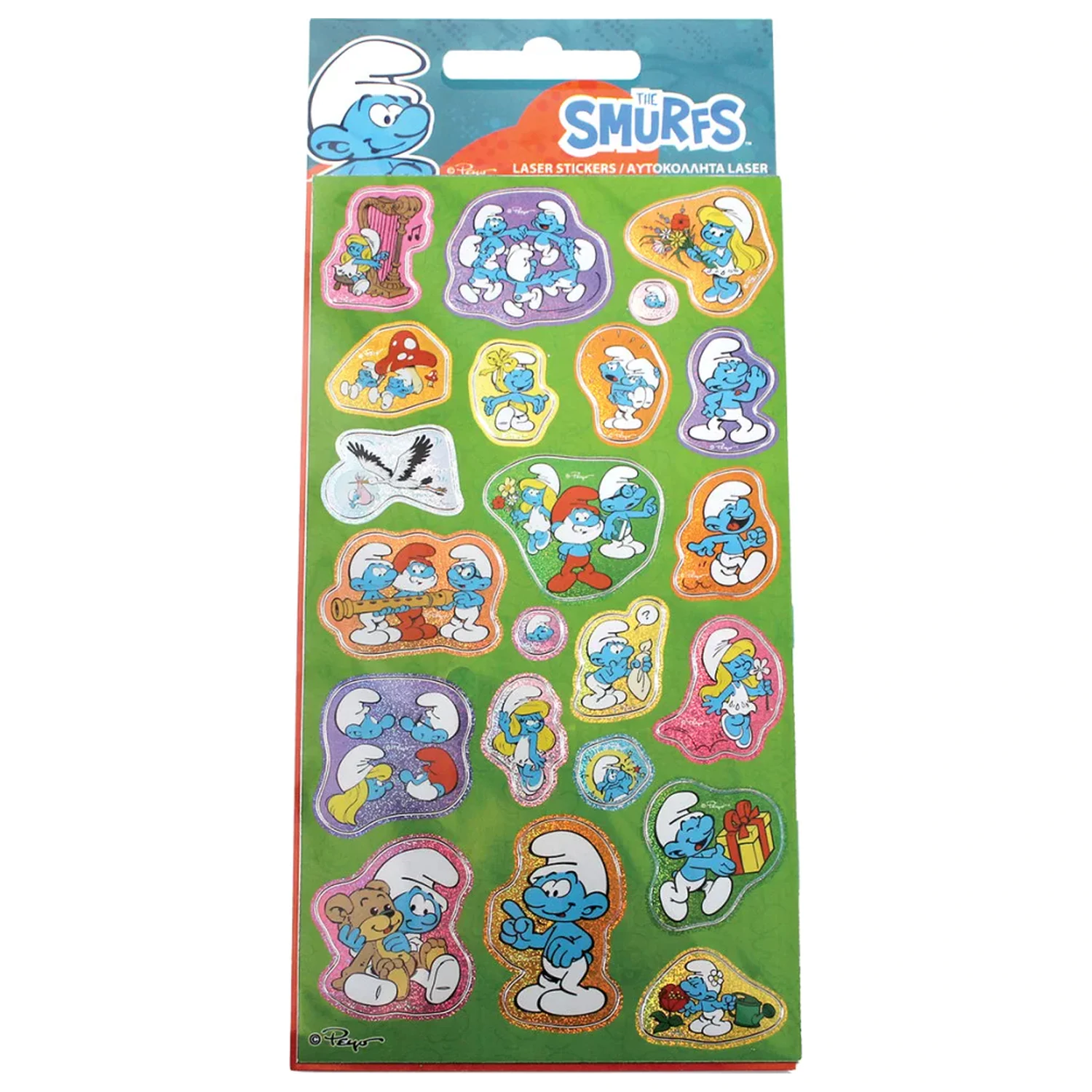 The Smurfs Together set de autocolante holografice poza produsului