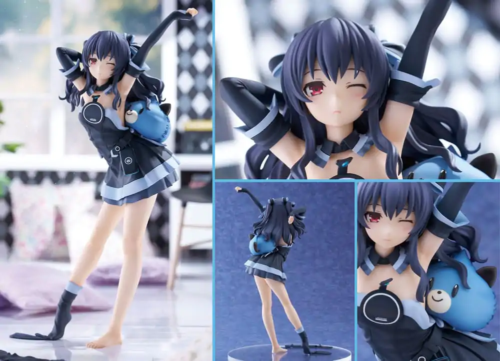 Hyperdimension Neptunia Statuie 1/8 Neptunia Uni Wake Up Overseas Edition 20 cm poza produsului