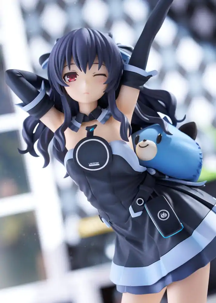 Hyperdimension Neptunia Statuie 1/8 Neptunia Uni Wake Up Overseas Edition 20 cm poza produsului