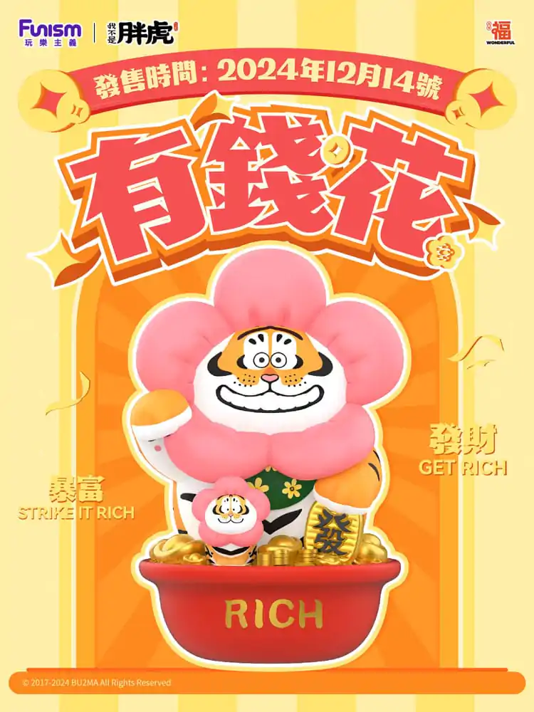 I Am Not Fat Tiger Statueta 1/7 Alexander the Tiger Rich Flower 20 cm poza produsului