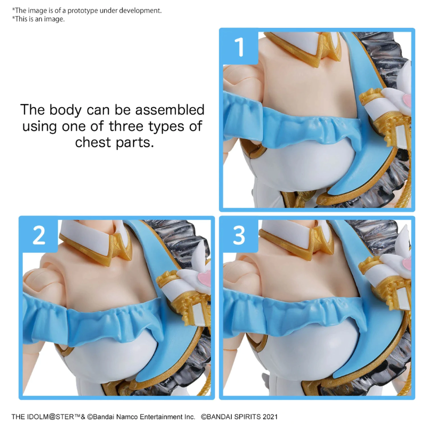 IDOLM@STER Option Body Parts Beyond The Blue Sky 1 Kit de model poza produsului