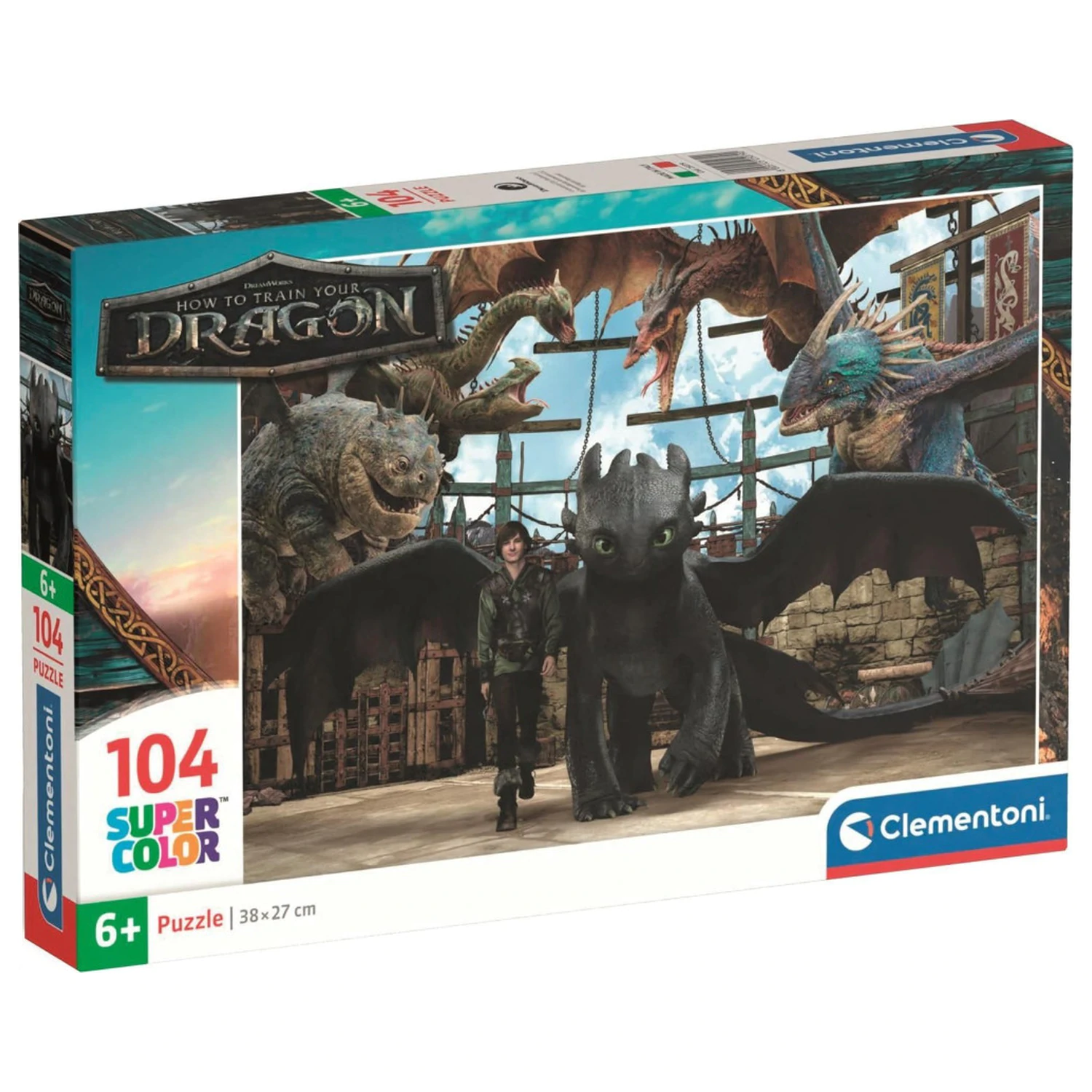 How to Train Your Dragon Arena puzzle de 104 piese poza produsului