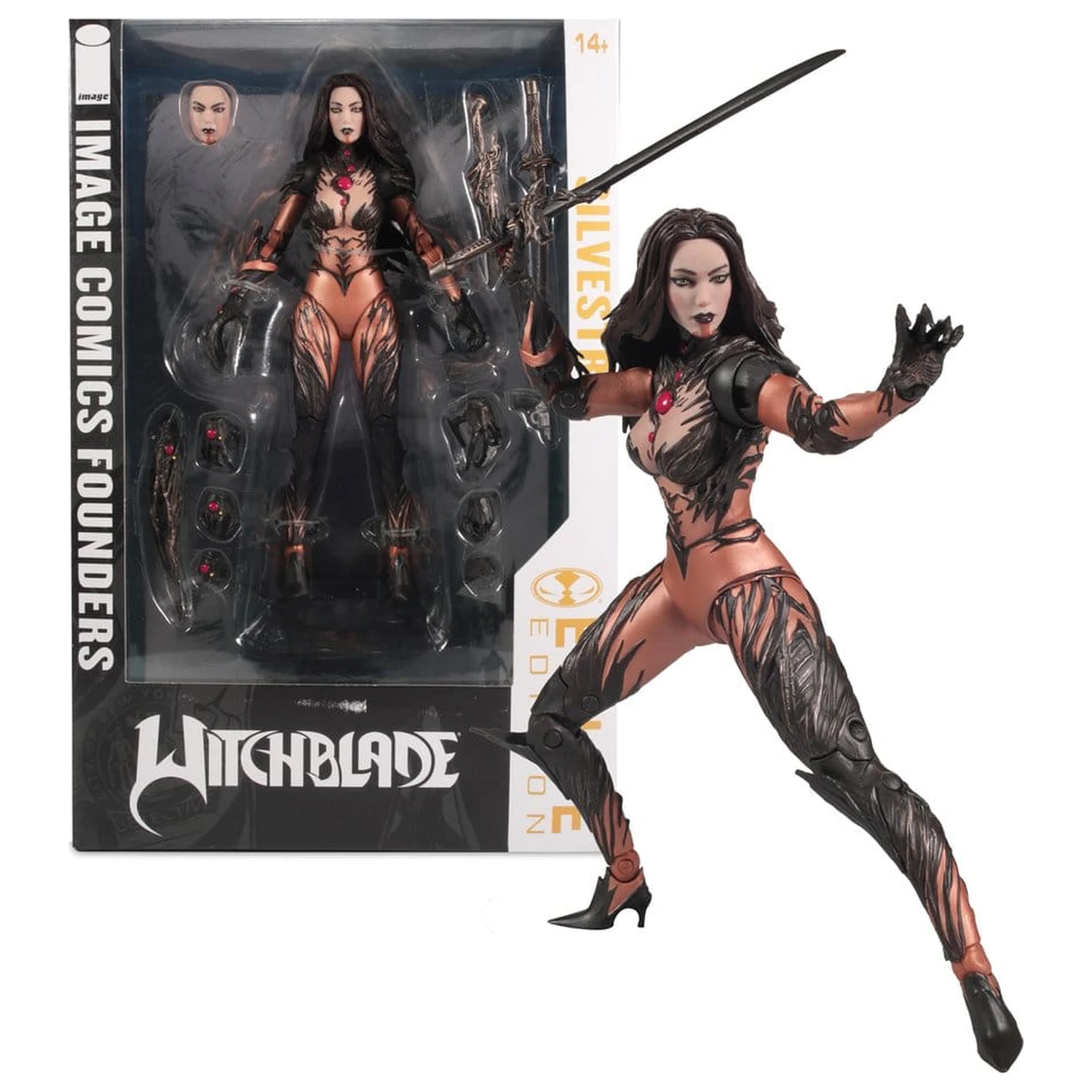 Figurina de actiune Deluxe Image Comics McFarlane Elite Edition Sara Pezzini (Witchblade) 18 cm poza produsului
