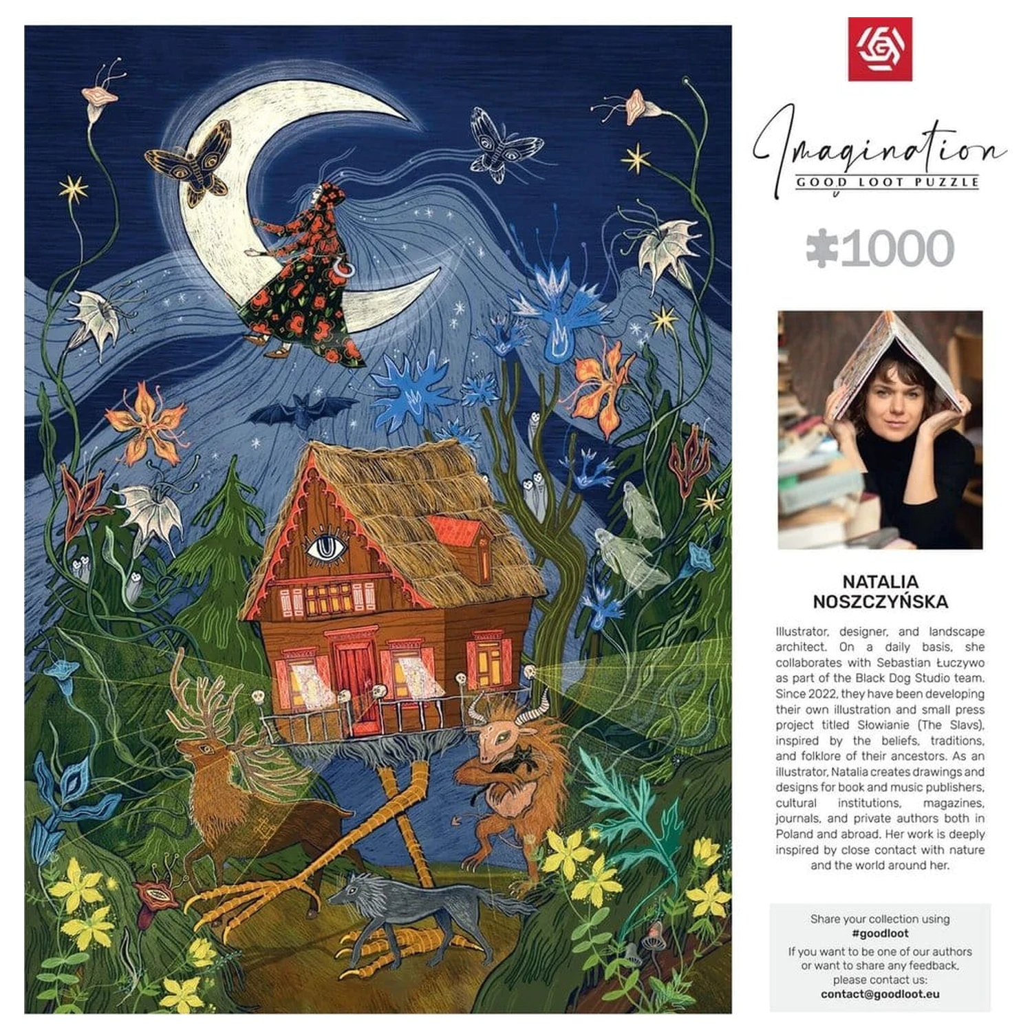 Imagination Series Puzzle Natalia Noszczynska Slowianski Swiat Nadchodzi (1000 piese) poza produsului