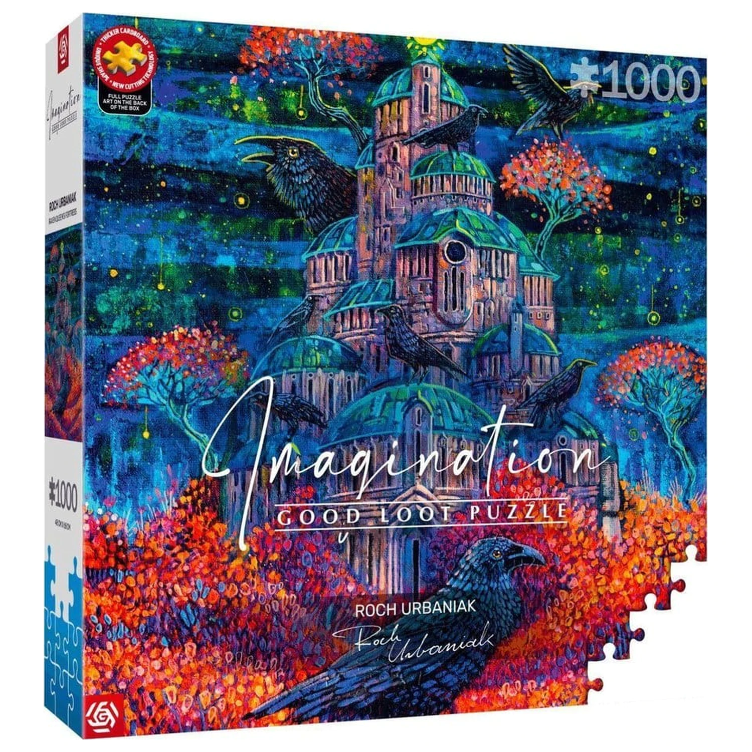 Imagination Series Puzzle Roch Urbaniak Twierdza Pani Kruków (1000 piese) poza produsului