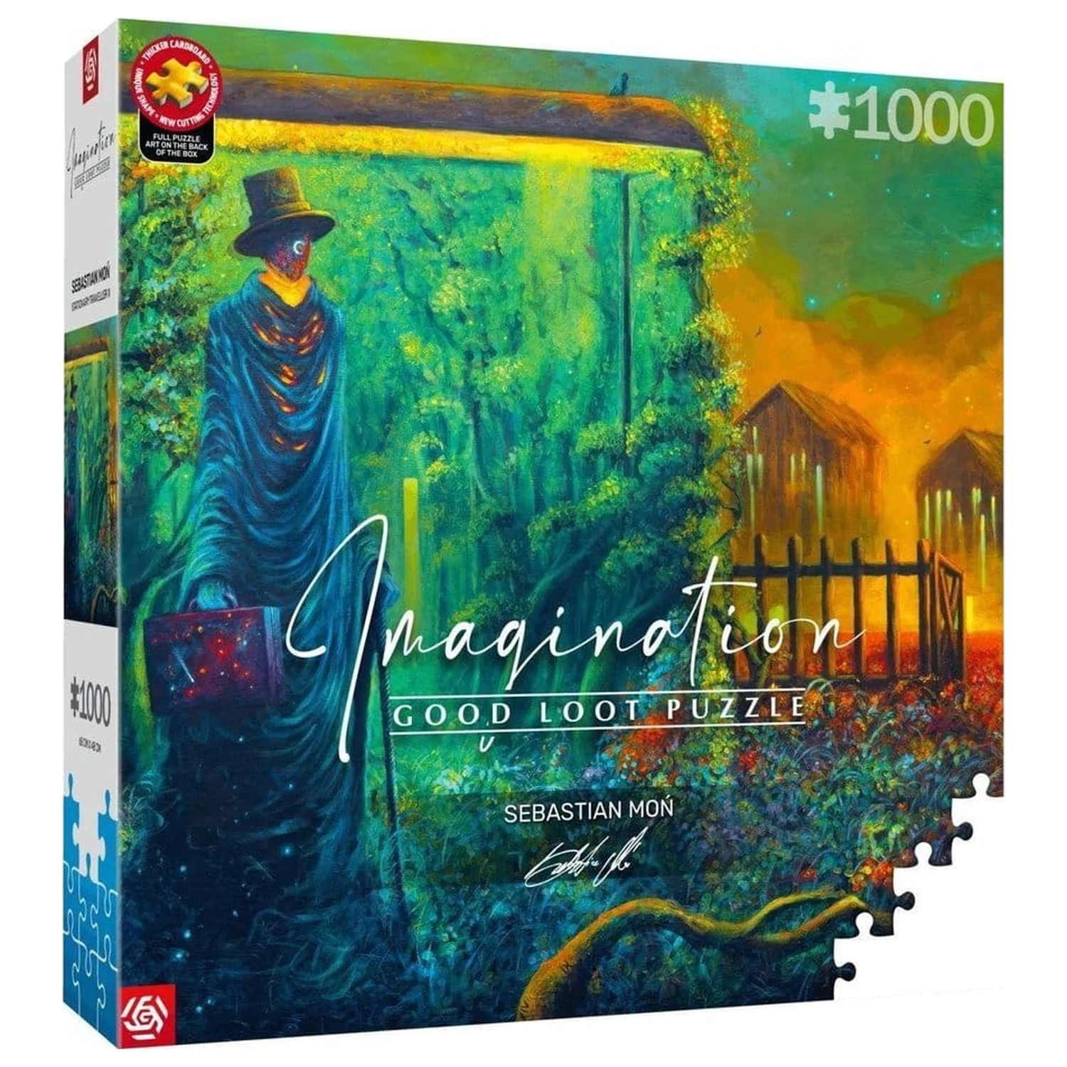 Puzzle din seria Imagination Sebastian Mon Stationary Traveller II (1000 de piese) poza produsului