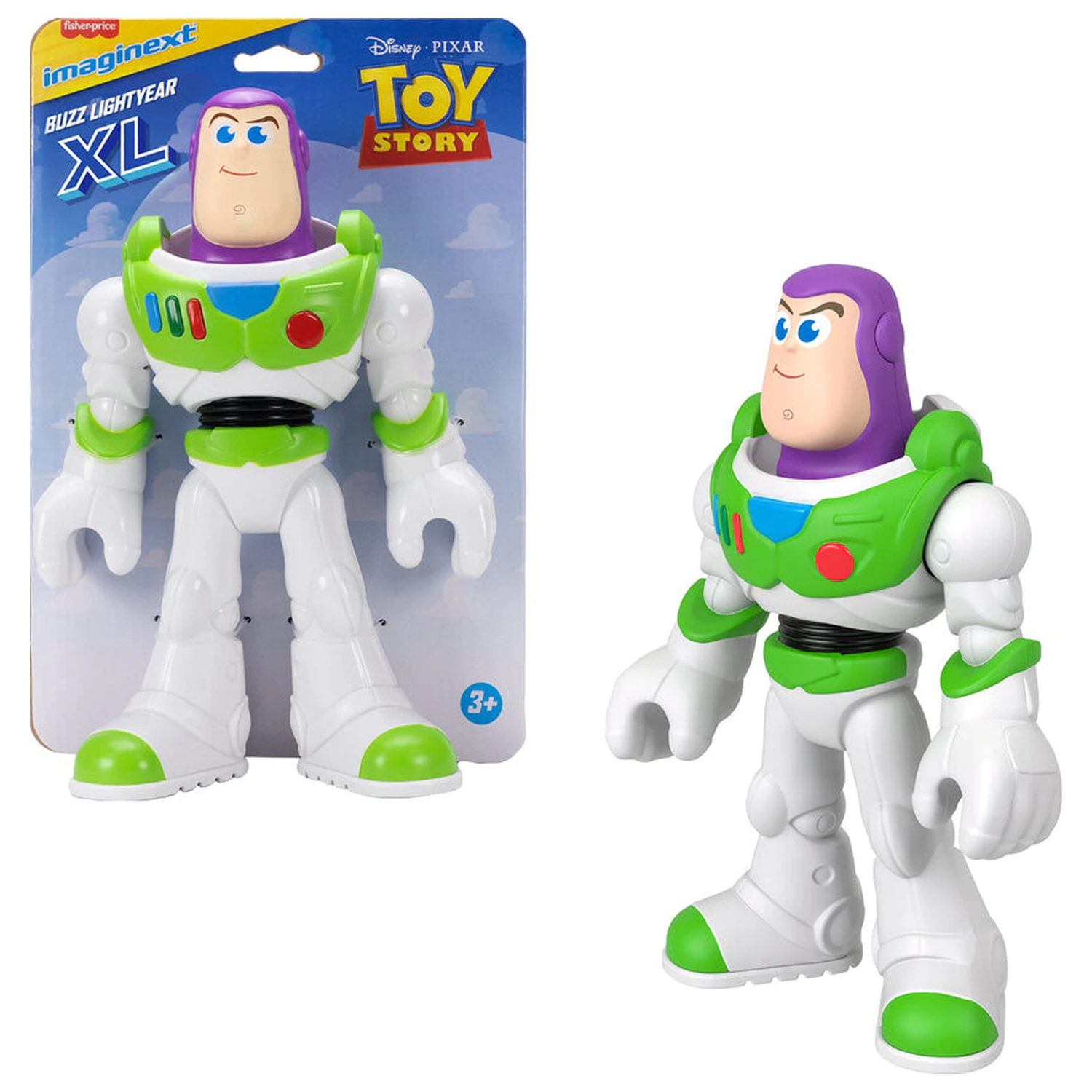 Imaginext Disney Pixar Toy Story Buzz Lightyear XL figura 22cm poza produsului