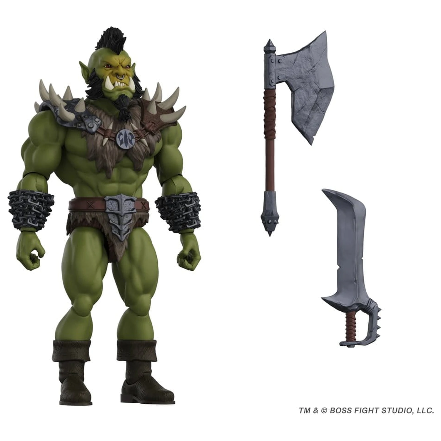 Figura de actiune Immortal Champions Orc Warrior Chieftain 14 cm poza produsului