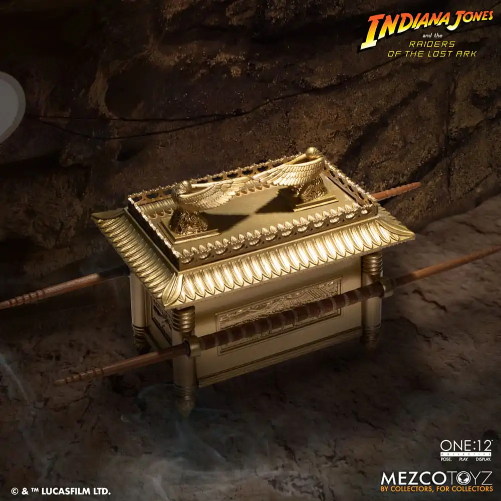 Figurină de acțiune Indiana Jones 1/12 Major Toht and Ark of the Covenant Deluxe Boxed Set 16 cm poza produsului