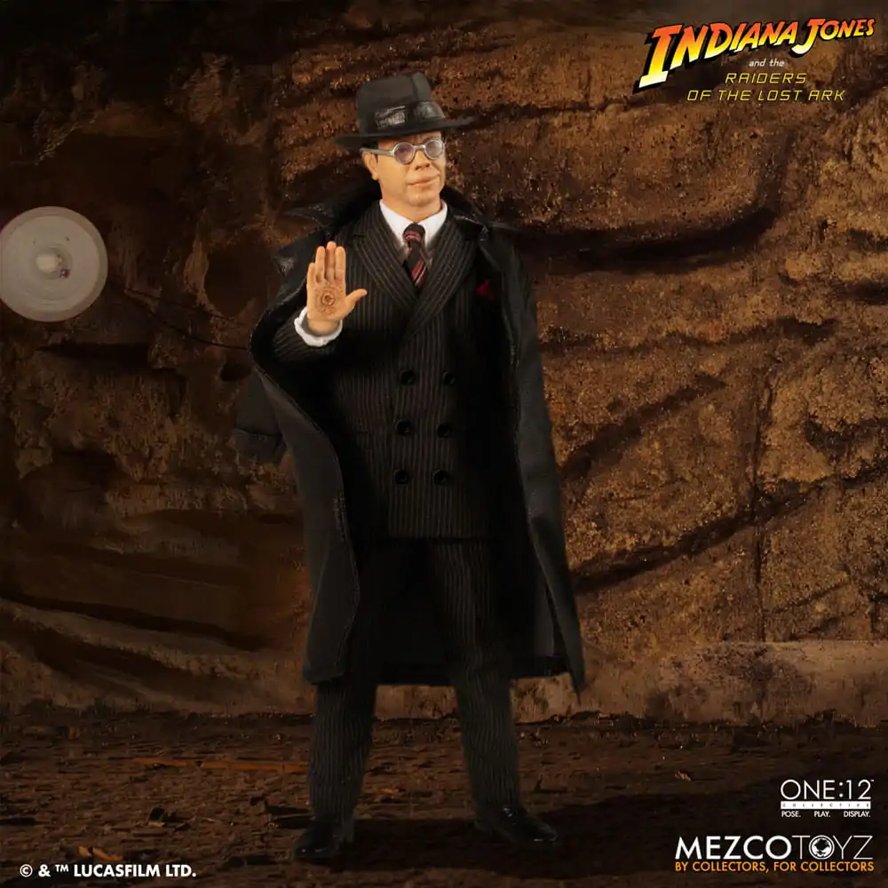 Figurină de acțiune Indiana Jones 1/12 Major Toht and Ark of the Covenant Deluxe Boxed Set 16 cm poza produsului