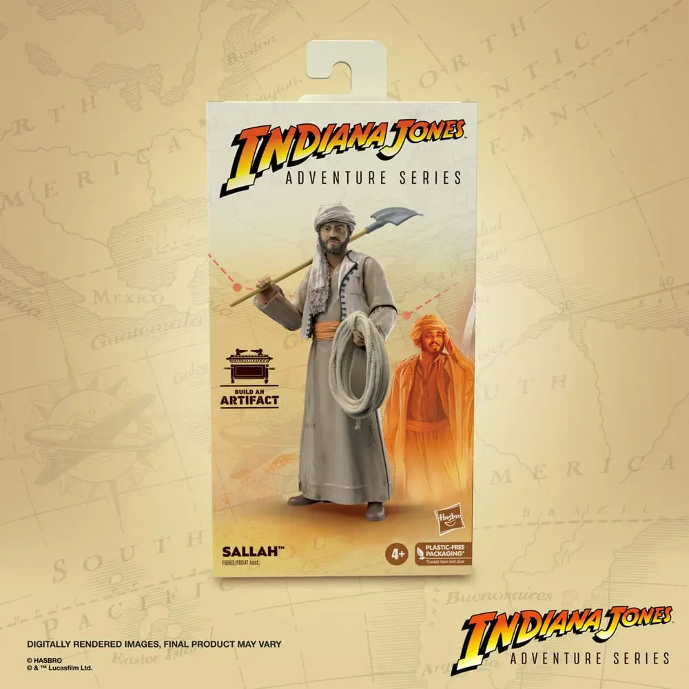 Indiana Jones Adventure Series Figurina de Acțiune Sallah (Raiders of the Lost Ark) 15 cm poza produsului