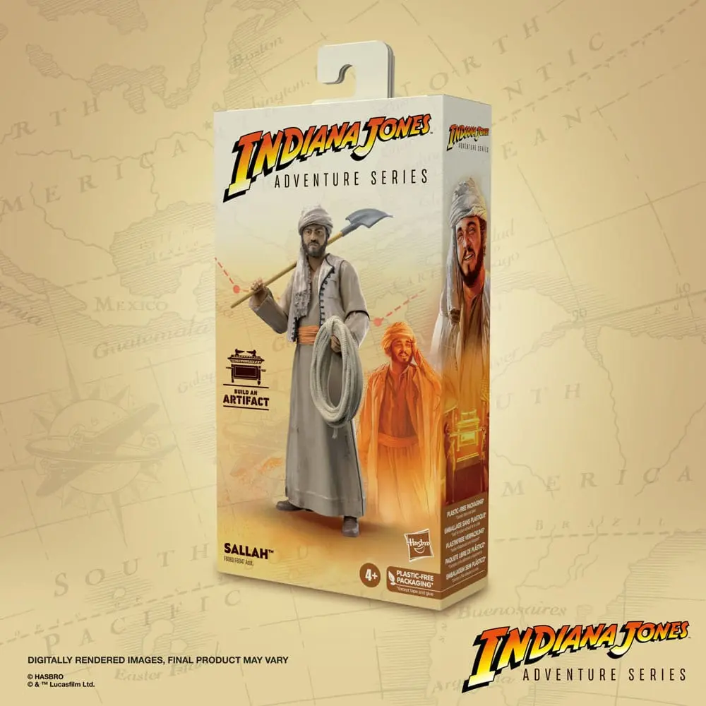 Indiana Jones Adventure Series Figurina de Acțiune Sallah (Raiders of the Lost Ark) 15 cm poza produsului