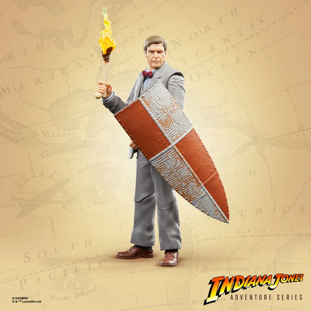 Figurină de acțiune Indiana Jones Adventure Series Indiana Jones (Profesor) (Indiana Jones and the Last Crusade) 15 cm poza produsului