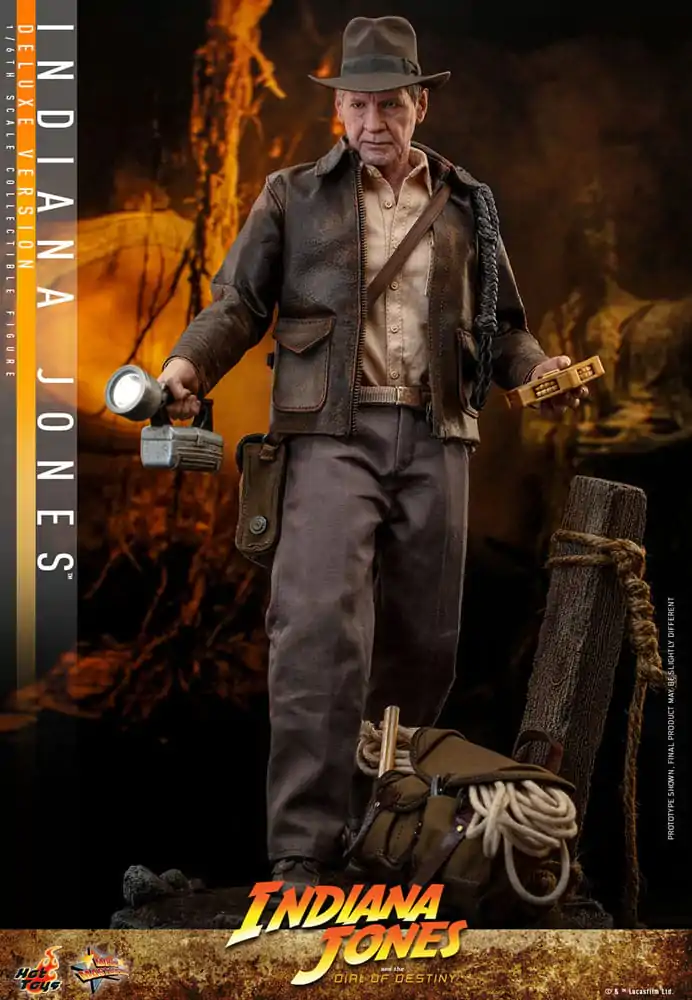 Indiana Jones Movie Masterpiece figurină de acțiune 1/6 Indiana Jones (Versiune Deluxe) 30 cm poza produsului