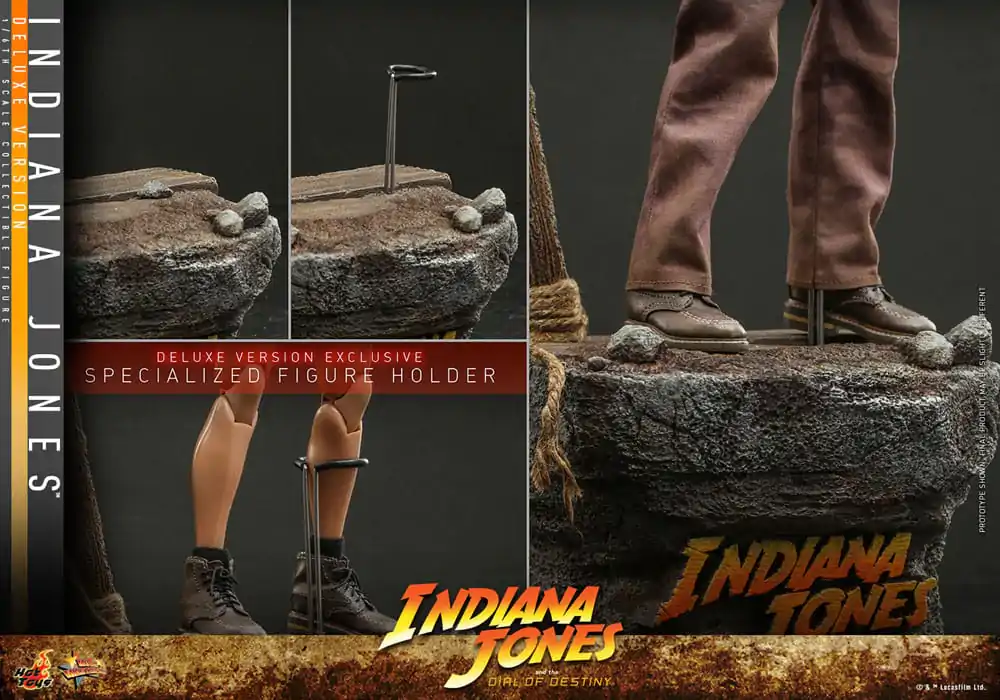 Indiana Jones Movie Masterpiece figurină de acțiune 1/6 Indiana Jones (Versiune Deluxe) 30 cm poza produsului