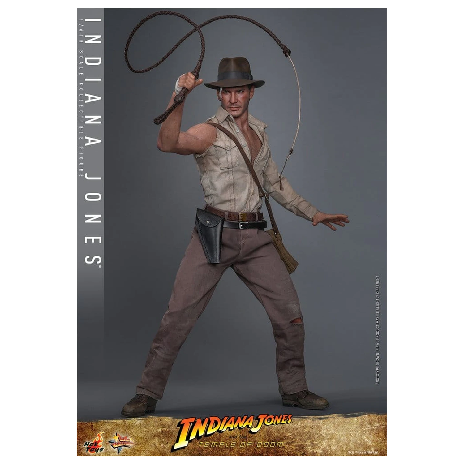 Indiana Jones Movie Masterpiece Figurină de acțiune 1/6 Indiana Jones 30 cm poza produsului